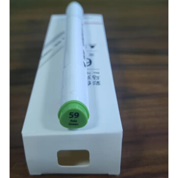 Deli/得力 70803A单色马克笔(59淡绿)(6支/盒)