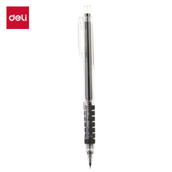 Deli/得力 SH139自动出芯塑料活动铅笔0.5mm(黑)(袋)