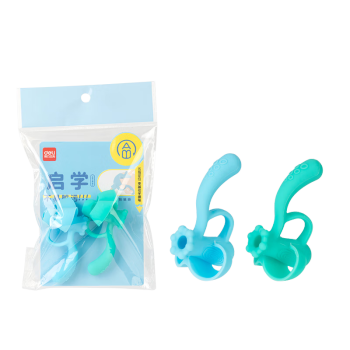 Deli/得力 VC504启学五指握笔护套(蓝绿)(袋)