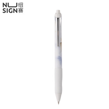 Deli/得力 纽赛NS666C速干按动纽赛中性笔0.5mm子弹头(居岩川)(1支/卡)