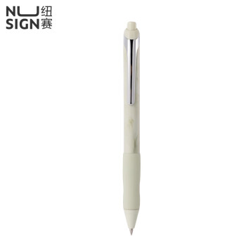 Deli/得力 纽赛NS666C速干按动纽赛中性笔0.5mm子弹头(松筠涧)(1支/卡)