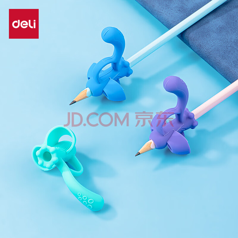 Deli/得力 VC507步乐五指握笔护套(混)(卡)