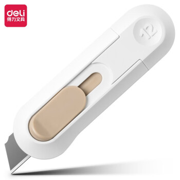 Deli/得力 纽赛NS065美工刀(白色)(把)