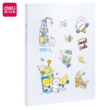 Deli/得力 PQ312-T30_30页资料册(蓝)(个)