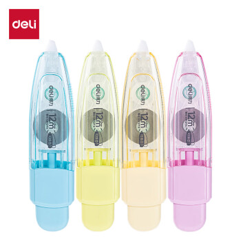 Deli/得力 VR12按动笔形修正带(蓝)(个)