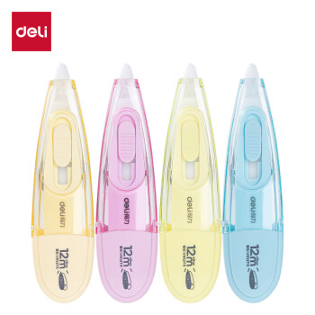 Deli/得力 VR18推动笔型修正带_5mm*12m(混)(个)