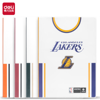 Deli/得力 T1680-QNBA胶套本(NBA2)(本)