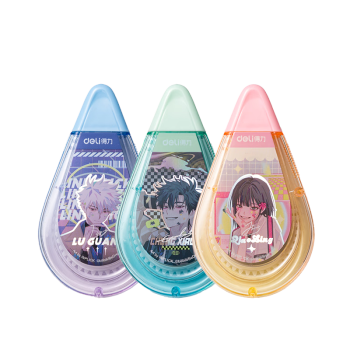 Deli/得力 DLR102时光代理人渐变色修正带_5mm*30m(混)(个)