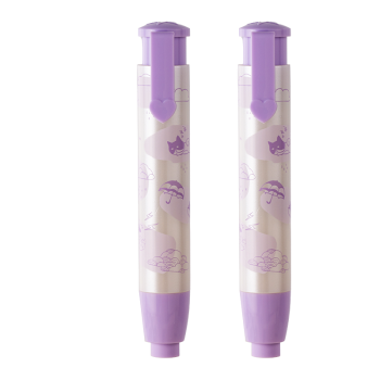 Deli/得力 VP451常规款按动橡皮擦(紫)(块)