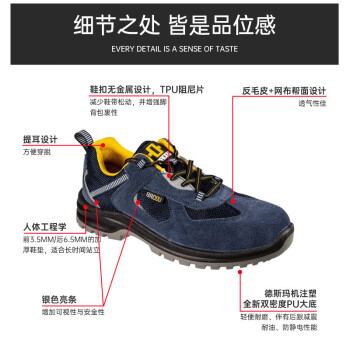 霍尼韦尔 41 巴固X1S系列蓝色EH电绝缘安全鞋 SHX1S23503