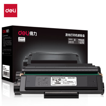 Deli/得力 T200黑白激光打印机硒鼓(黑色)(个)