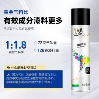 KLM/可立美 自动喷漆 125银灰 200g
