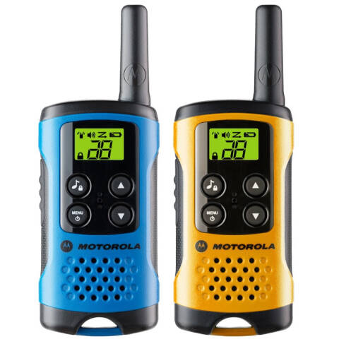 摩托罗拉/Motorola 民用对讲机，T50两只装 免执照对讲机 T50 原装标配0.5W 两只装（出厂频点，无法调频） ：1套T50两只装