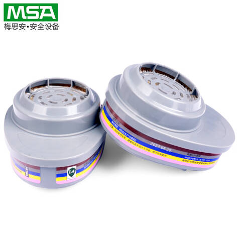 MSA815364GMC-P100滤片防有机蒸气，酸性气体，防尘效率P100，配优越系列面罩用10120750