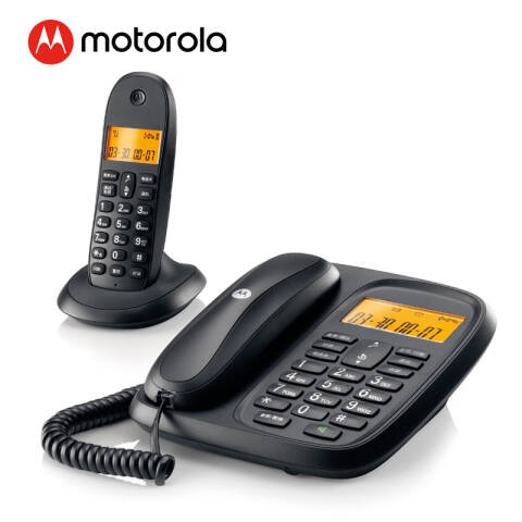 摩托罗拉/Motorola 子母电话机，CL101C 黑色 ：1台