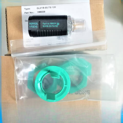 倍加福 (PEPPERL+FUCHS) 方型漫反射型光电传感器,检测距离50-450mm,PNP,电缆2m,电压DC10-30V,入光时ON/遮光时ON；GLV18-8-450/115/120