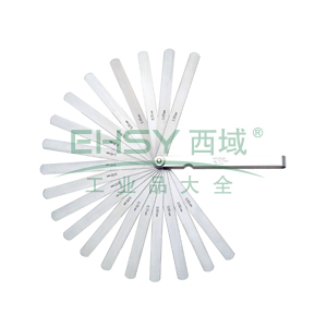 Mitutoyo/三丰 塞尺 184-302S 0.03-0.5mm、13片、不含第三方检测