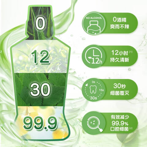 Colgate/高露洁 漱口水 贝齿清新茶健 250ml