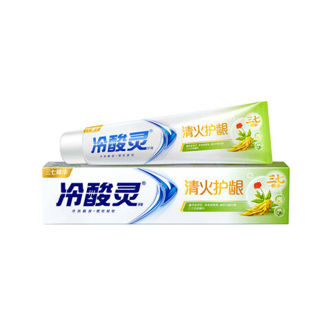 冷酸灵 牙膏 清火护龈天然草本薄荷(三七精华) 120g加量50g