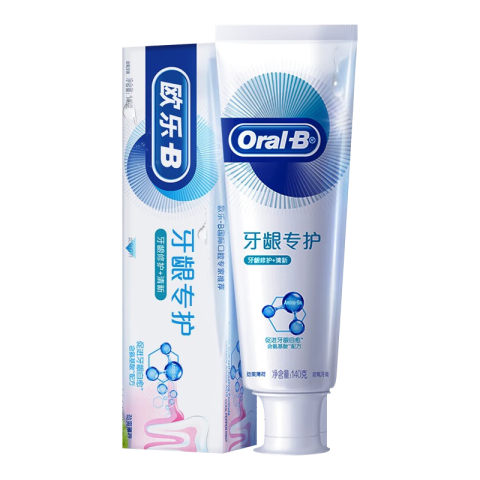 Oral-B/欧乐B 牙膏 牙龈专护绿茶持久清新修护 140g