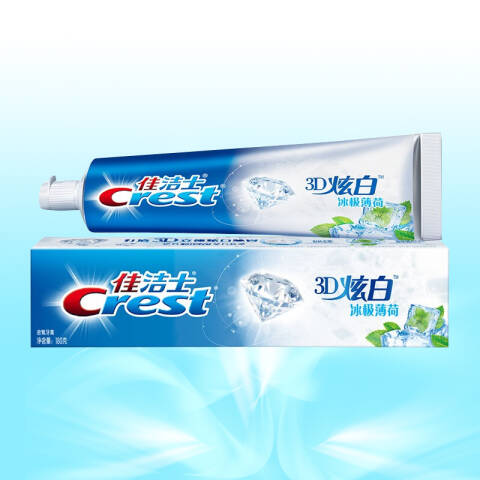 Crest/佳洁士 牙膏 3D炫白冰极薄荷 180g