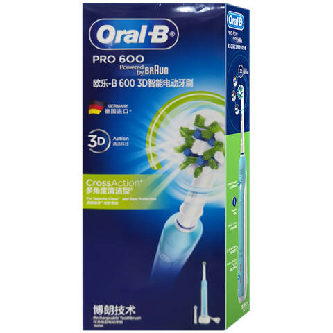 Oral-B/欧乐B 牙刷 600-3D智能电动 1个
