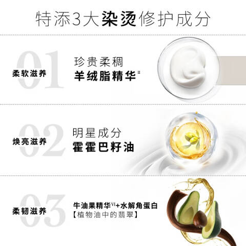 Schwarzkopf/施华蔻 润发乳 羊绒脂滋养 600ml