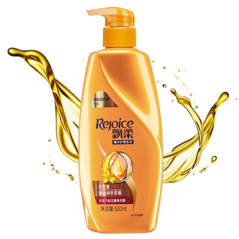REJOICE/飘柔 洗发露 精萃润泽柔顺 500g