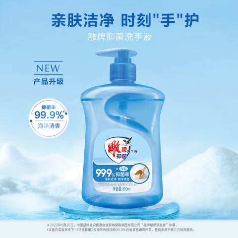 Diaopai/雕牌 洗手液 海盐洗手液 500ml