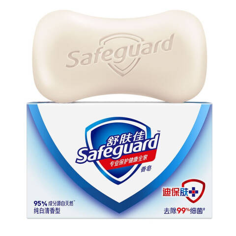SAFEGUARD/舒肤佳 香皂 纯白清香型 100g