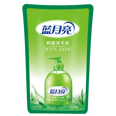 BLUEMOON/蓝月亮 洗手液 10001394芦荟抑菌袋装 500g