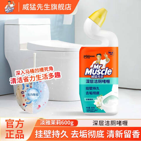 MrMuscle/威猛先生 洁厕啫哩 淡雅茉莉 600g