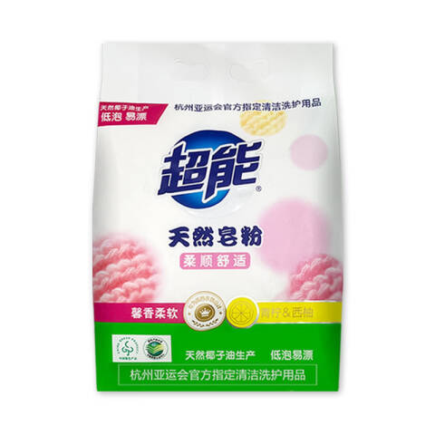 超能 天然皂粉 青柠西柚(馨香柔软) 360g