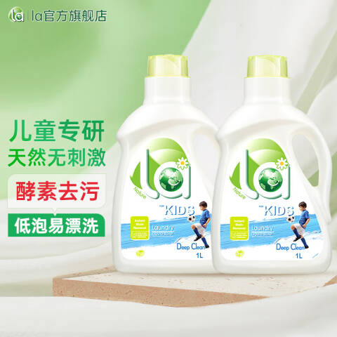 妈妈壹选 La天然儿童洗衣皂液 护色 1L