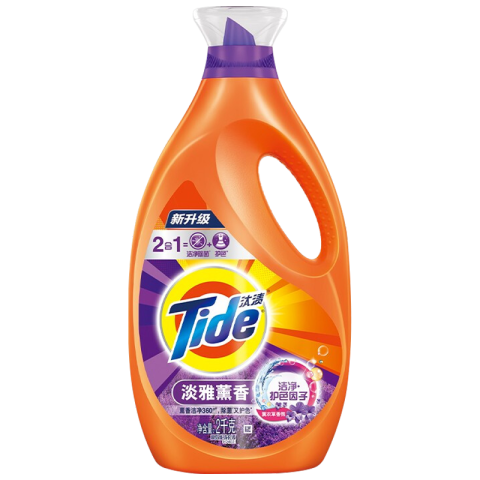 Tide/汰渍 洗衣液 洁净熏香薰衣草香氛 2kg