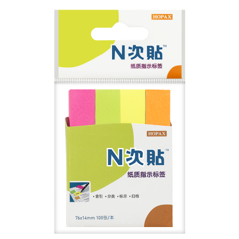 STICK'N/N次贴 4色荧光纸质标签 3