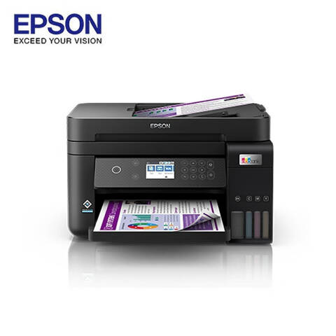 Epson/爱普生 彩色喷墨多功能一体机 A4墨仓式（打印 复印 扫描）有线无线 自动双面 L6179升级款