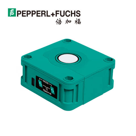 PEPPERL+FUCHS/倍加福 反射型超声波传感器,模拟量输出4~20MA,M12连接器,检测距离0.06-2m；UB2000-F42-I-V15 UB2000-F42-I-V15