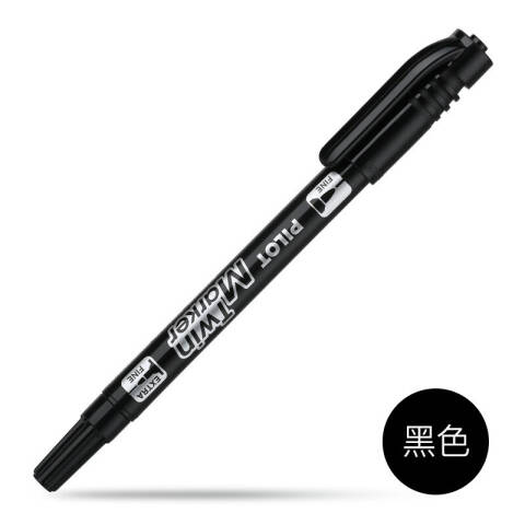 Pilot/百乐 油性双头万用笔 SCA-TM-B（黑色）