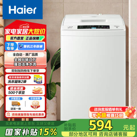 Haier/海尔 波轮洗衣机 EB65M019/6.5公斤 台