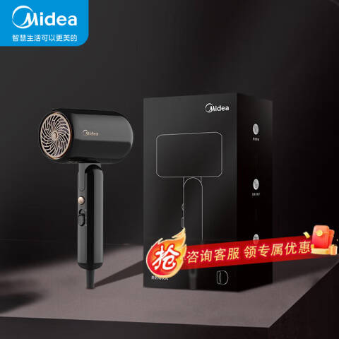 Midea/美的 高速吹风机 AJ0601黑1400W 台