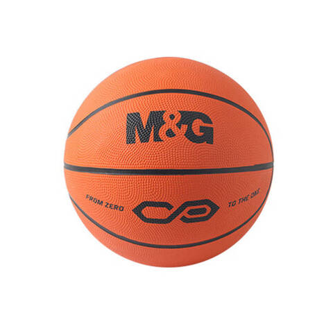 M&G/晨光 7号橡胶经典砖色篮球，AST09325