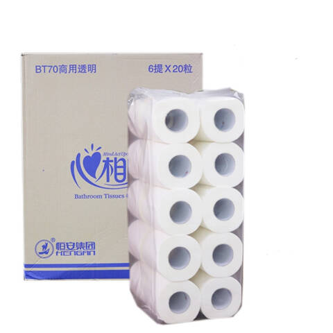 Mind Act Upon Mind/心相印 商务2层70g卷筒卫生纸 BT70 20卷*6提/箱