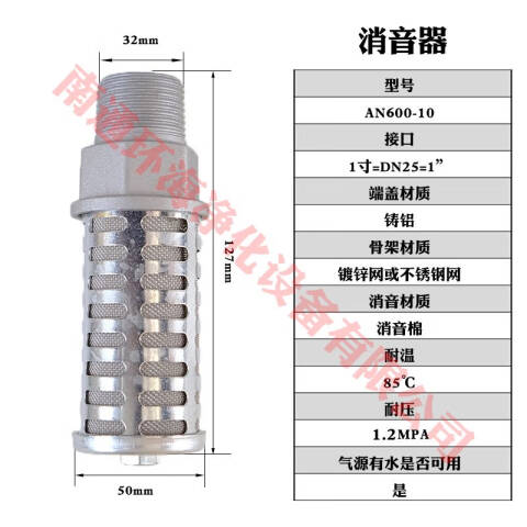 SMC 金属消音器 AN600-10