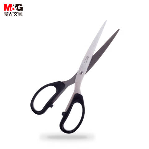 M&G/晨光 大号办公剪刀，ASSN2261 黑 210mm