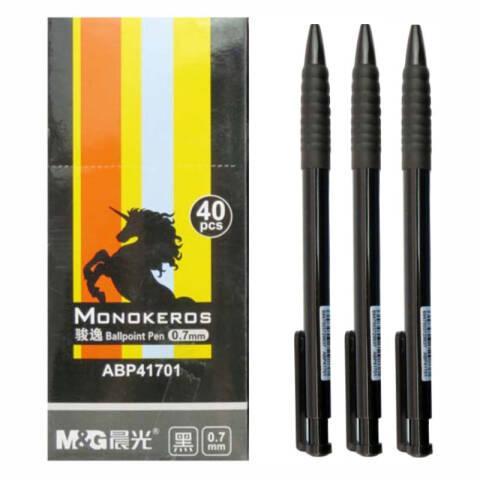 M&G/晨光 圆珠笔，ABP41701 0.7mm （黑色）盒装 （替代：MWW830）