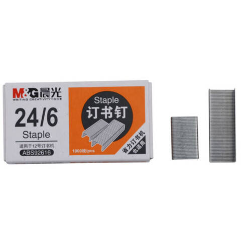 M&G/晨光 12号订书钉，ABS92616 12#（24/6)
