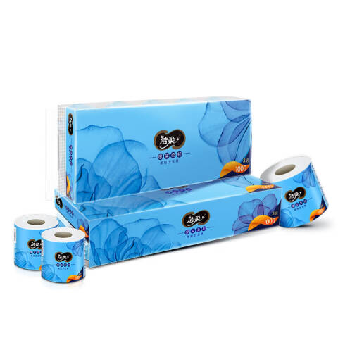 洁柔 3层140克平纹有芯卷筒卫生纸商用 JJ177-01/JJ177-10A 10卷*6提/箱