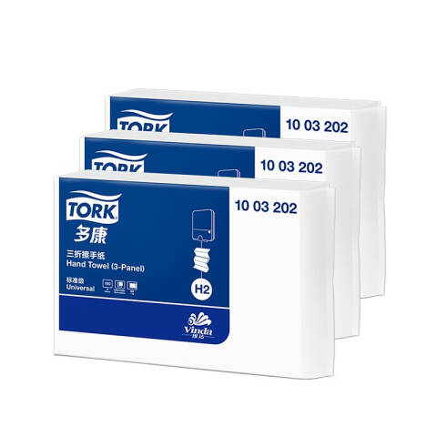 TORK/多康 单层180张三折擦手纸 1003202 21包/箱