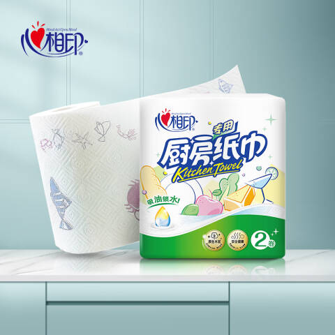 Mind Act Upon Mind/心相印 2层75节厨房专用卷纸 KT102 75节*2卷/包